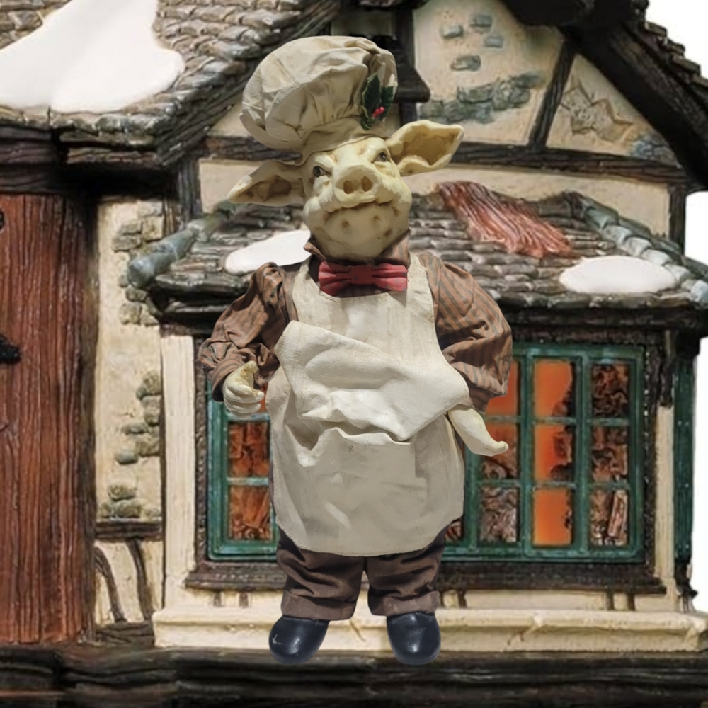 "1988" Christmas Pig Chef
